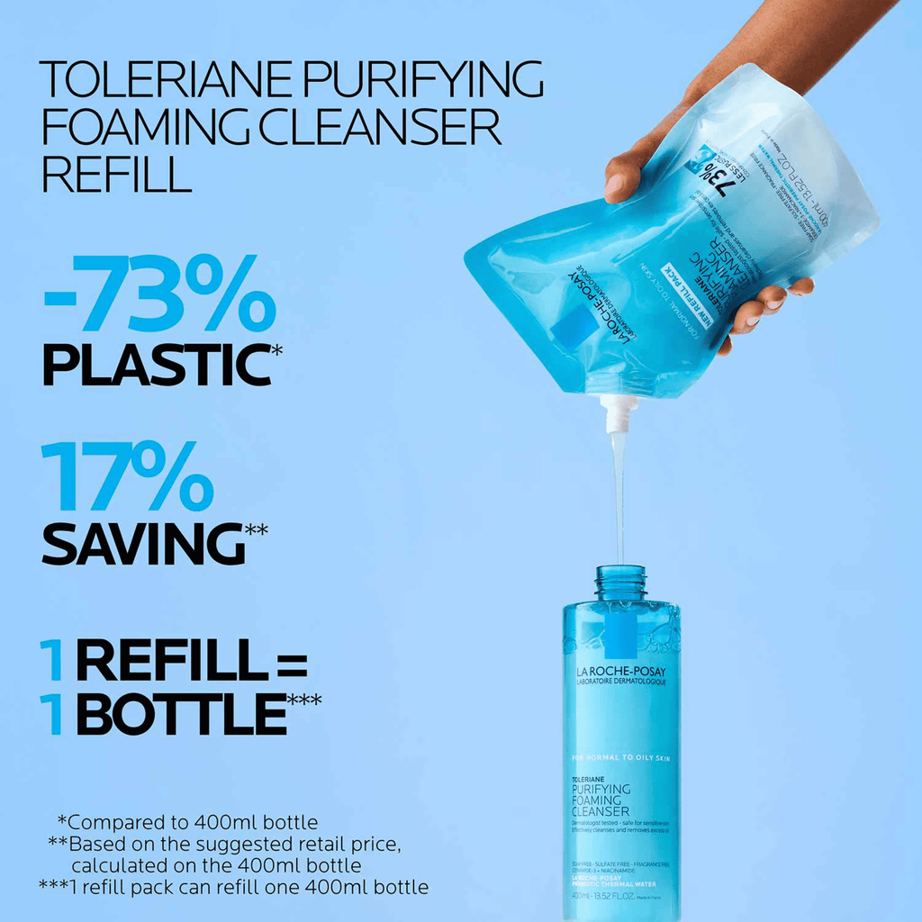 Toleriane Purifying Foaming Facial Cleanser, 13.52 Fl Oz