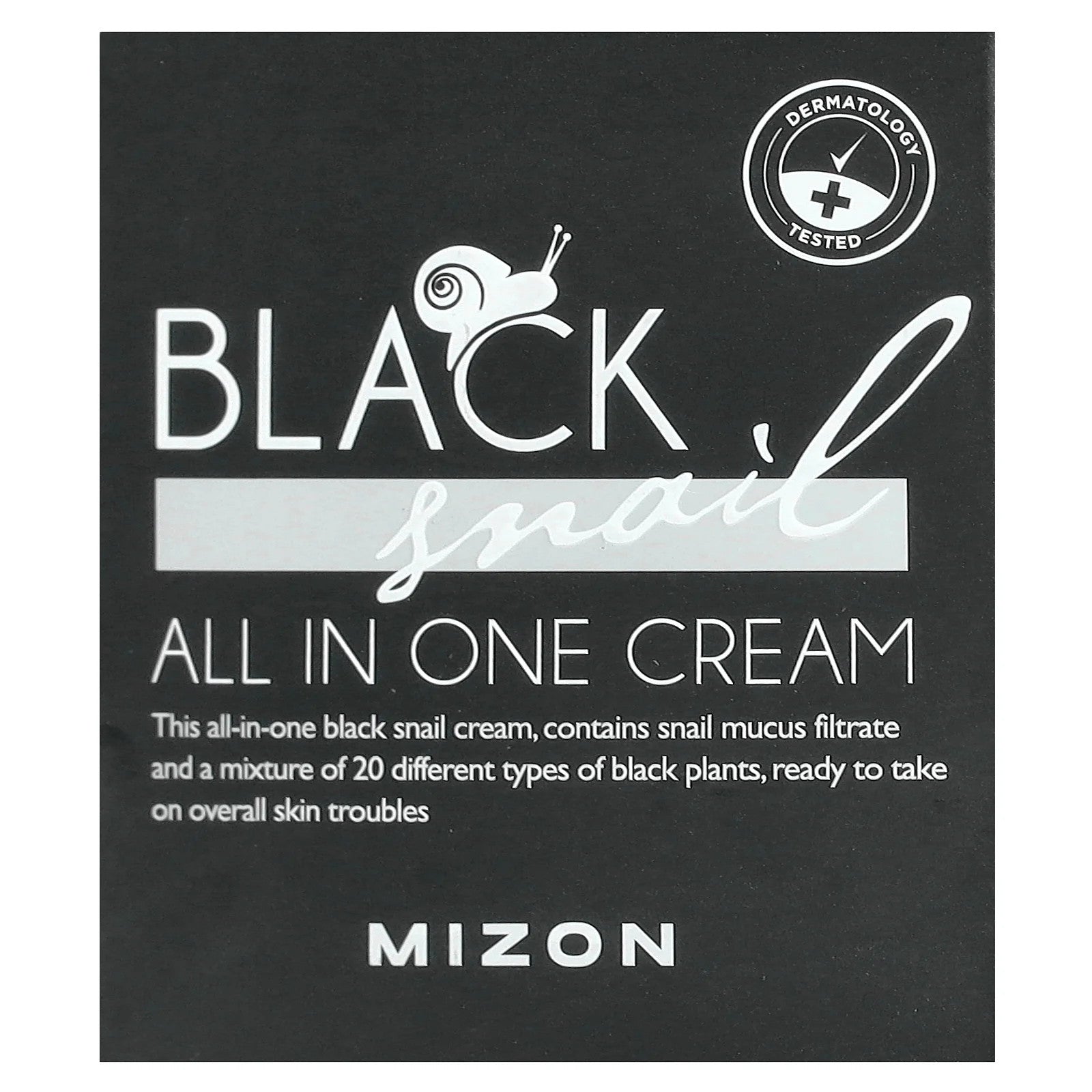 Black Snail, All in One Cream, 2.53 Fl Oz (75 Ml)