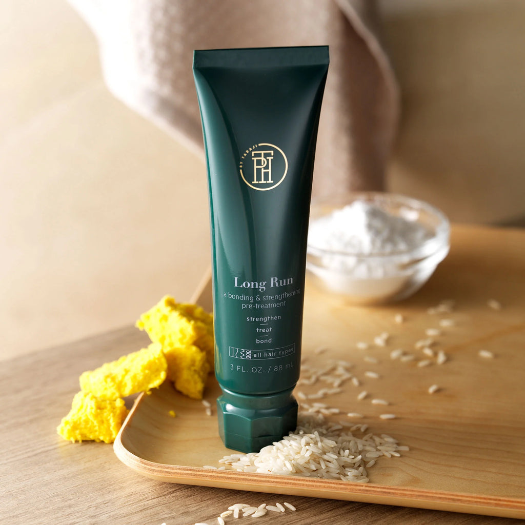 Long Run Bonding & Strengthening Treatment for Dry, Damaged Hair | with Biotin, Rice Protein, Shea Butter and Cupuaçu Butter | Paraben Free, Cruelty Free, 3 Fl Oz