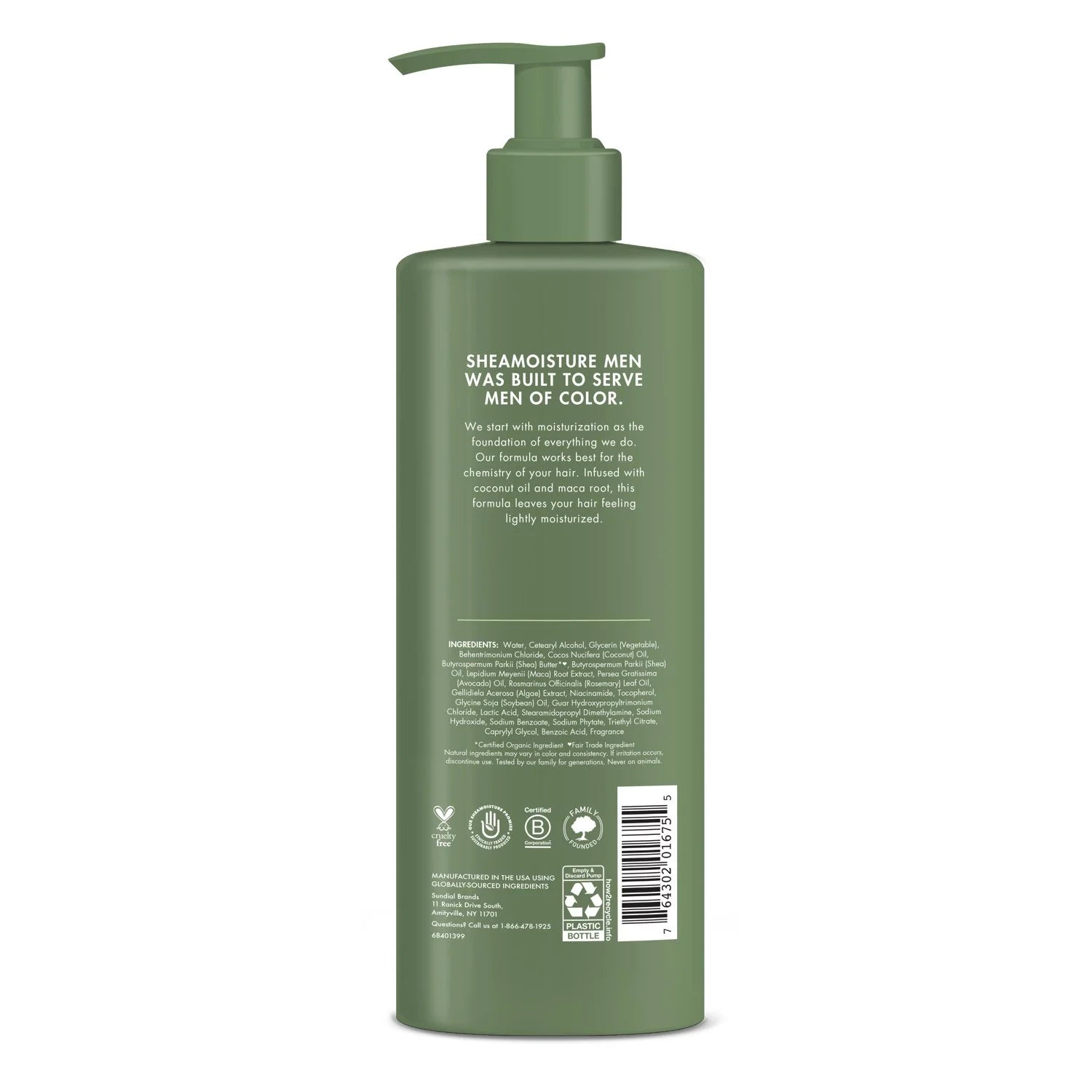 Men Conditioner Coconut Oil & Maca Root, 15 Oz