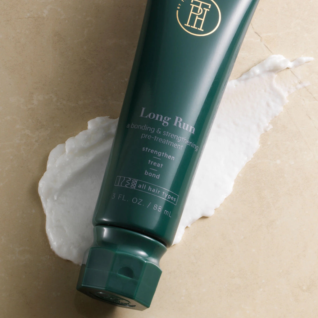 Long Run Bonding & Strengthening Treatment for Dry, Damaged Hair | with Biotin, Rice Protein, Shea Butter and Cupuaçu Butter | Paraben Free, Cruelty Free, 3 Fl Oz