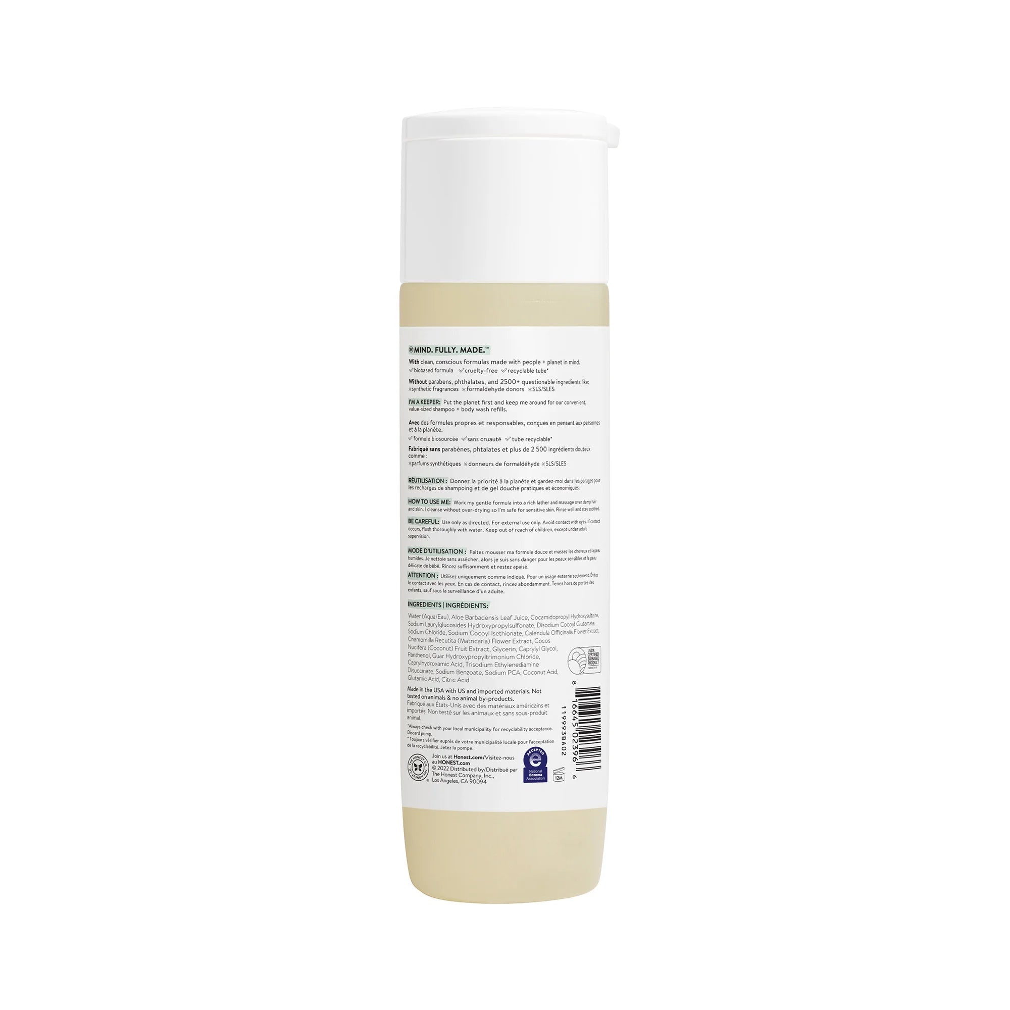 Sensitive Shampoo and Body Wash Fragrance-Free 10 Fl Oz