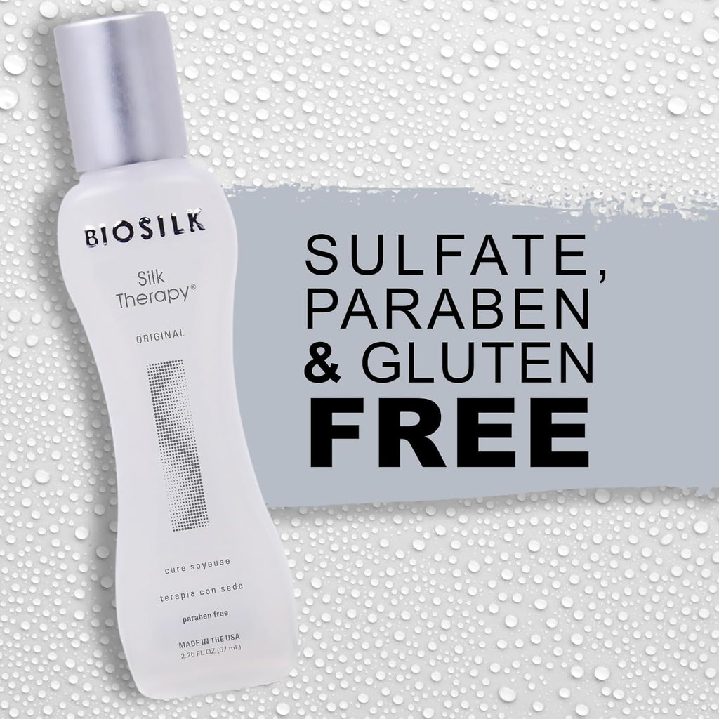 Silk Therapy Original, Reconstructing Treatment for Adding Shine & Helping Mend Split Ends, Sulfate, Paraben, & Cruelty-Free, 2.26 Oz